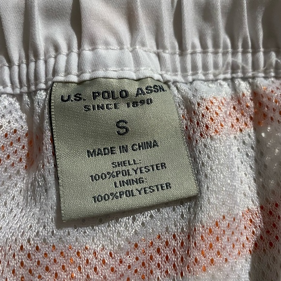 U.S. Polo Assn. Men’s Striped Island Palm 🏝 Swim Trunk Shorts Size Small - Picture 8 of 12